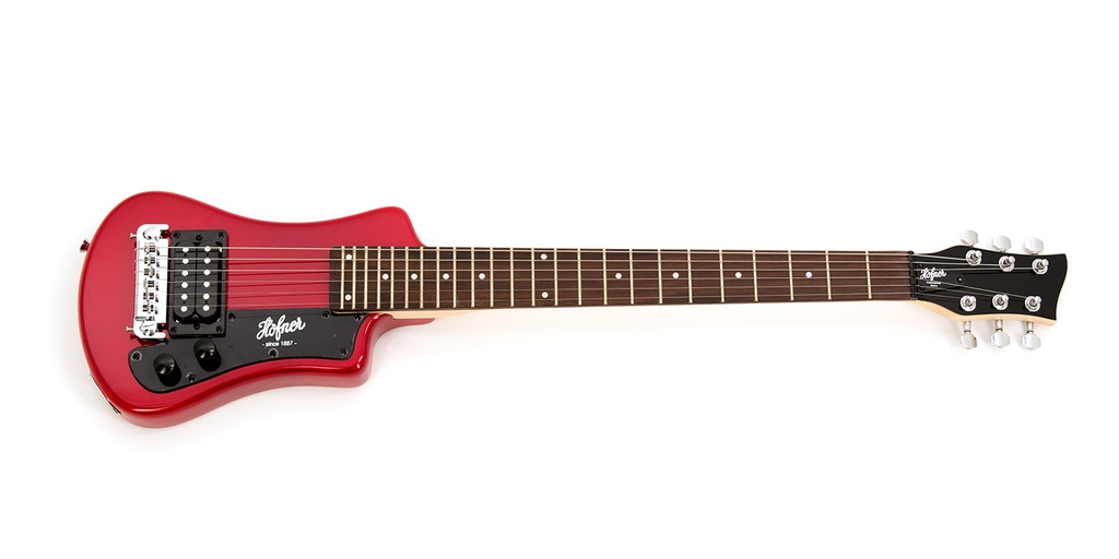 Hofner Shorty - Red (Non CITES)-1