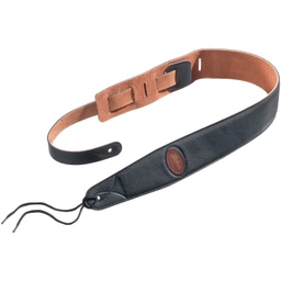 [H65/72-BK] H65/72-BK - Padded Leather Strap - Black