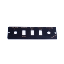 [HA2B-B] HA2B-B - Guitar/Bass Control Panel Plate 
