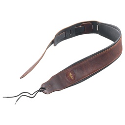 [H65/74] H65/74 - Padded Leather Strap - Black / Brown